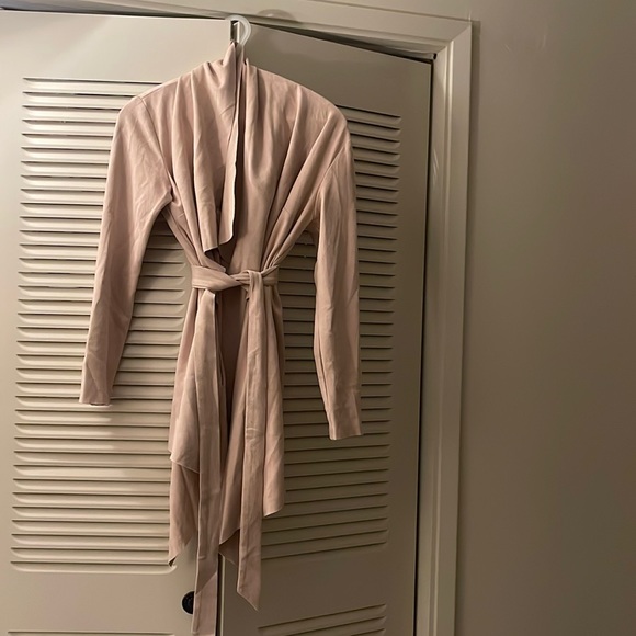 Fashion Nova Nightwalker Trenchcoat Nude - Picture 3 of 11